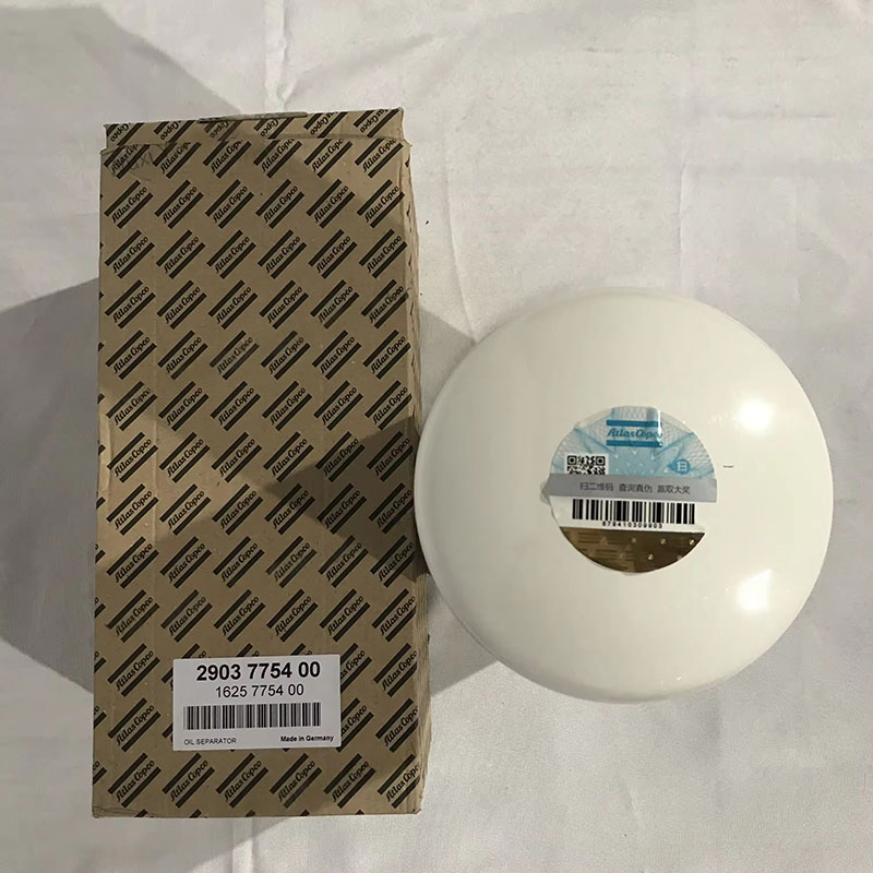 2903775400 = 1625775400 las टलस कोपको स्क्रू एअर कॉम्प्रेसर तेल फिल्टर मूळ
