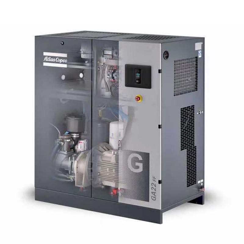 22 KW ऍटलस कॉप्को रोटरी स्क्रू एअर कंप्रेसर