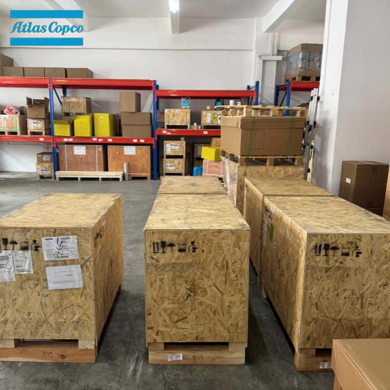 Atlas Copco 1616757591 2902022210 अस्सल एअर एंड स्क्रू एलिमेंट GA GX मालिका कंप्रेसर हेड