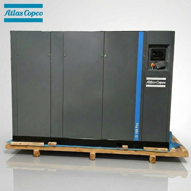 Atlas Copco GA160 Pro 160kW 215HP ऑइल इंजेक्टेड रोटरी स्क्रू एअर कंप्रेसर 7.5 10Bar 1543CFM