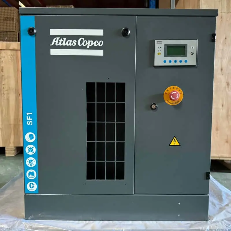 Atlas Copco SF1 ऑइल फ्री स्क्रोल एअर कंप्रेसर 15 kW 2HP वर्ग 0 प्रमाणित अस्सल