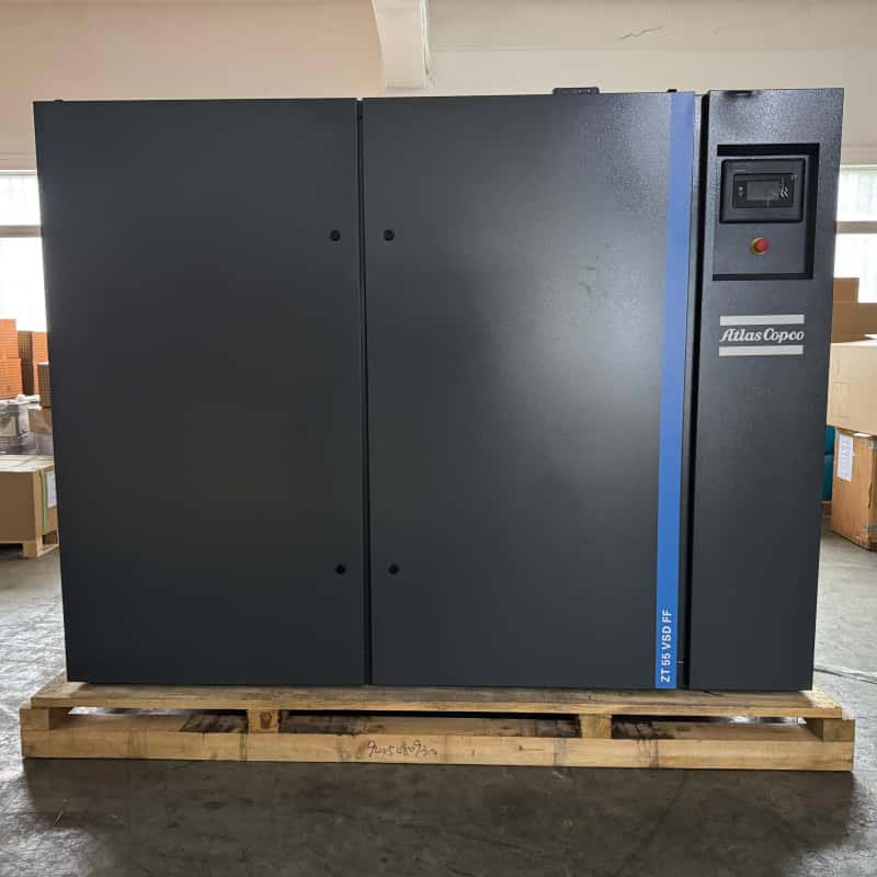 Atlas Copco ZT55 VSD FF | फार्मास्युटिकल फूड इंडस्ट्री वर्ग 0 साठी तेल-मुक्त एअर कंप्रेसर 55kW